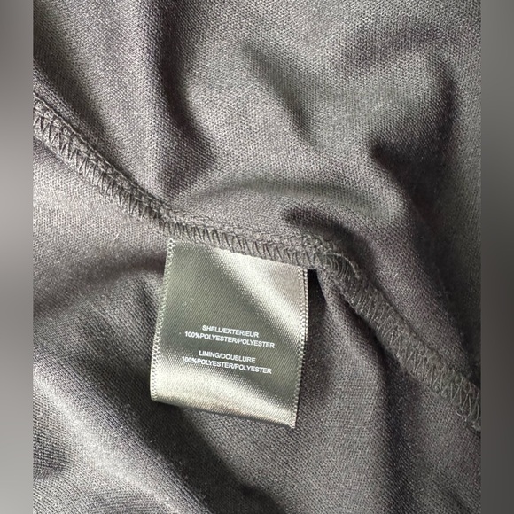 Belle Badgley Mischka Dress Gown 6 Black Embroidered Sequins Leaves Gold Formal - Picture 12 of 12